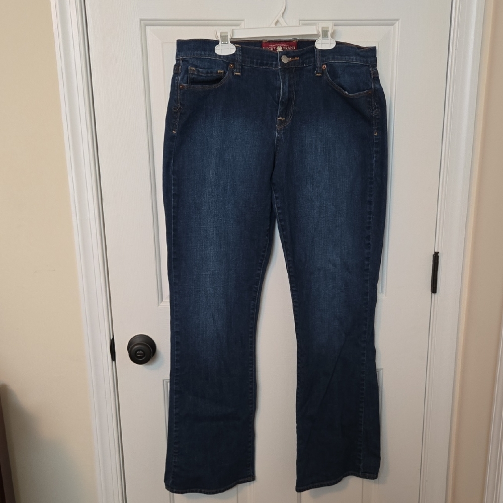 Lucky Brand Dark Blue Sofia Boot Cut Jeans Size 14/32 Regular